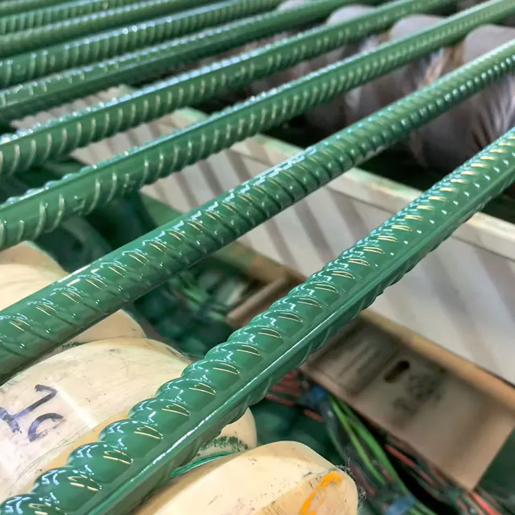 Potažené ocelové tyče s jemným válcováním se závitem